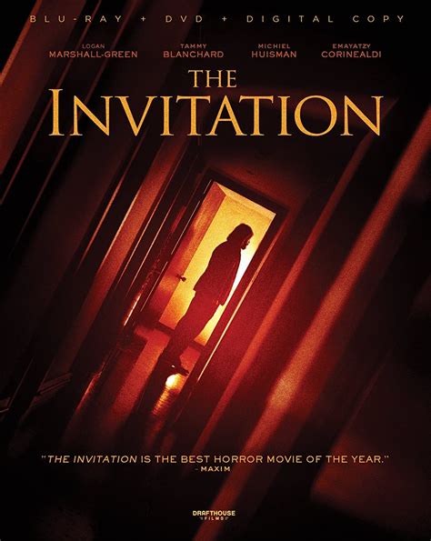 Invitation The Blu Raydvd Logan Marshall Green