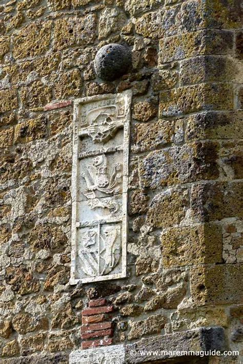 Members of the orsini family include three popes: Orsini family coat of arms Sorano Italy | Toscane