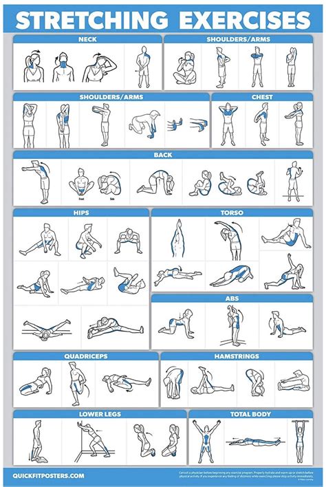 Stretching Exercises Calisthenics Workout Routine Gym Workout Chart Workout Chart