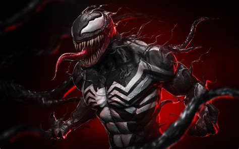 Venom In Red Light Zoom Comics Exceptional Comic Book Wallpapers