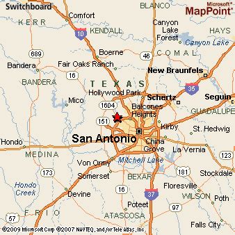 Leon Valley Texas Area Map More