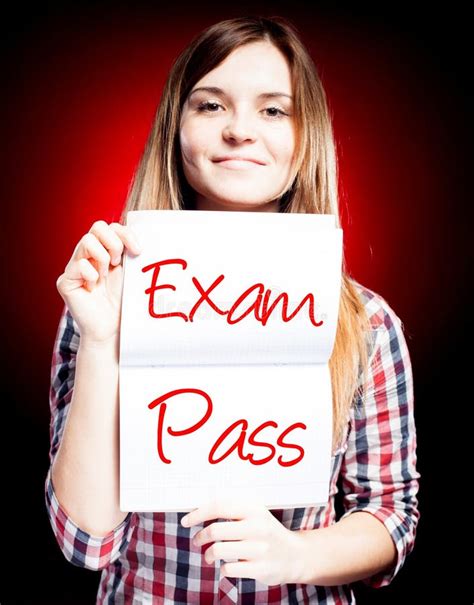 Passed Test Or Exam And Happy Girl Stock Photo Image Of Exam Rage