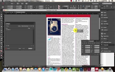 Intro To Adobe Indesign Cc Part 2 Youtube