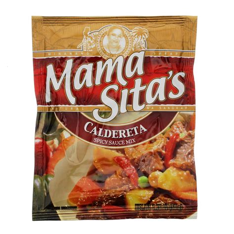 Mama Sitas Caldereta Spicy Sauce Mix 50g New Oriental Super Market