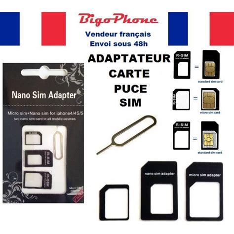 Sim card adapter kit includes nano sim adapter, micro sim adapter, nano to micro sim adapter, sim card removal tool, storage sleeve for iphone samsung xiaomi huawei lg nokia sony htc google and other. Adaptateur nano sim micro sim - Achat / Vente Adaptateur ...