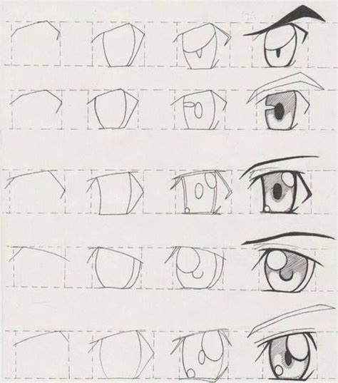 Pin De Anna Taddei En Face Tutorial De Manga Dibujos De Ojos