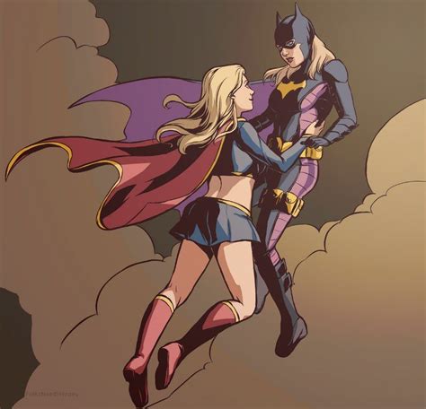 batgirl x supergirl Superhéroes Historietas Cómics
