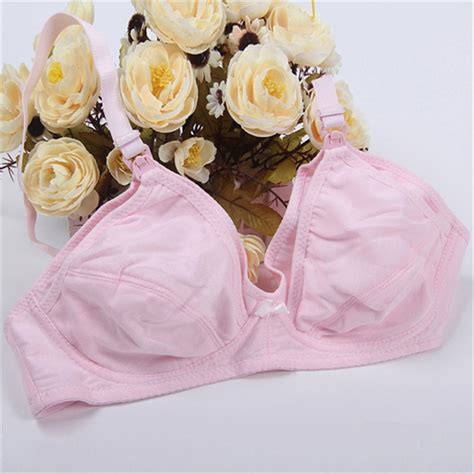 Comfort Cotton Women Best Breastfeeding Wire Free Bra Maternity Nursing