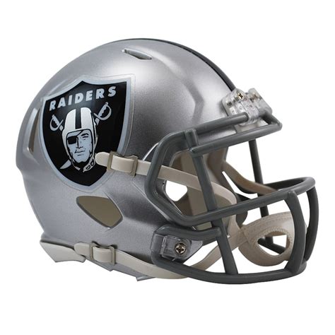 Riddell Oakland Raiders Revolution Speed Mini Football Helmet