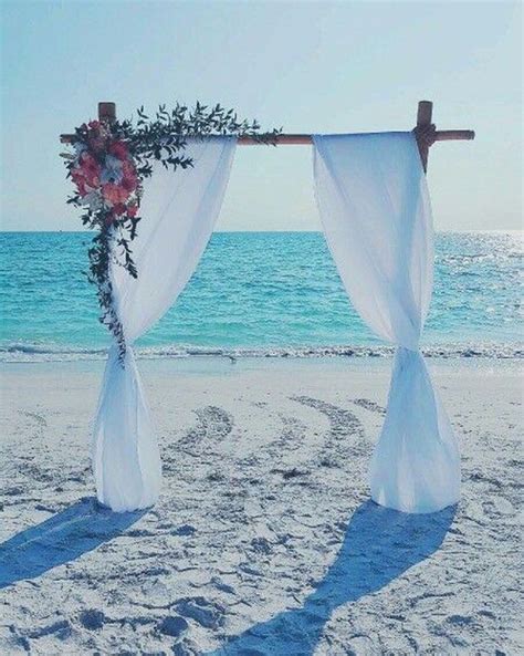 Great Ideas Of Beach Wedding Arches 03 Beach Theme Wedding Beach