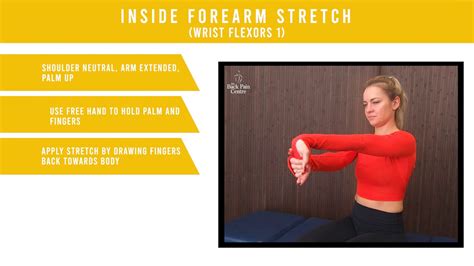 Inside Forearm Stretch Wrist Flexors 1 Youtube