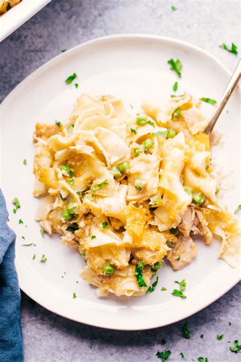 It works with different types of condensed cream soup or canned or frozen mixed vegetables as. Easy Tuna Noodle Casserole | The Food Cafe | Just Say Yum
