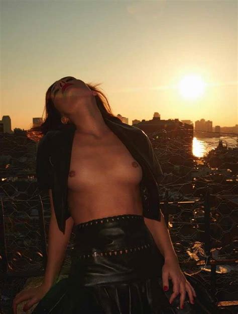 Virginie Ledoyen Posing Topless In Lui Magazine