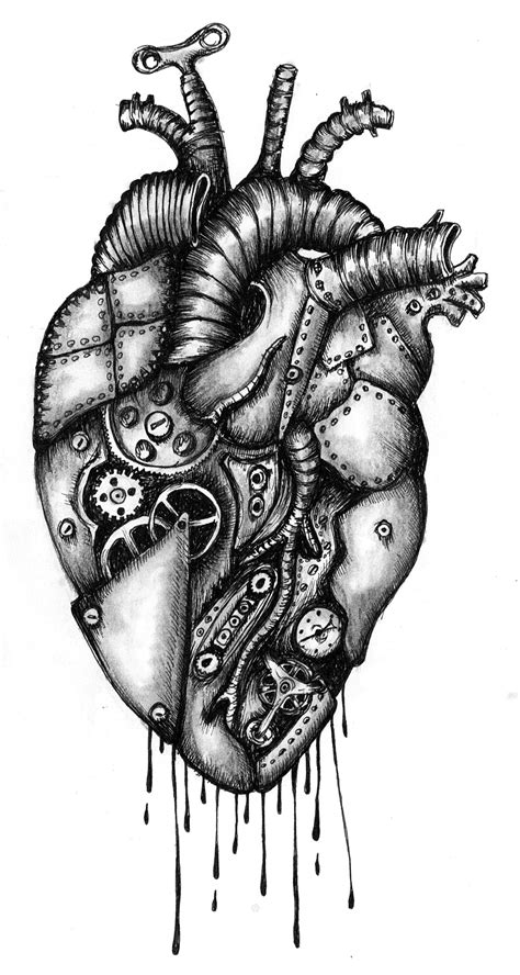 Mechanical Heart Drawing At Explore Collection Of