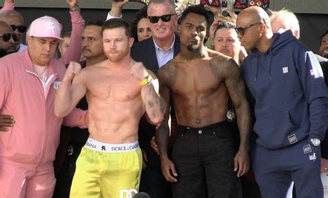 Canelo Alvarez Vs Jermell Charlo Weigh In Video Mmaweekly Com Ufc