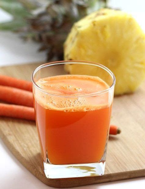 Pineapple Carrot Juice Recipe A Glass Of Goodness For Breakfast Recipe Carrot Juice Fruit
