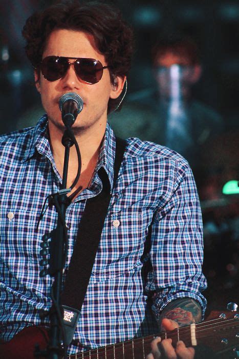 John Mayer Singing A Song In Cool Glasses And Shirt John Mayer