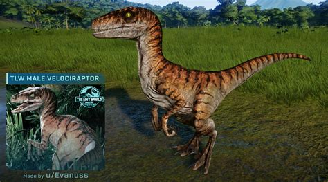 Dinosaurs Tlw And Jp3 Velociraptor Skins Frontier Forums