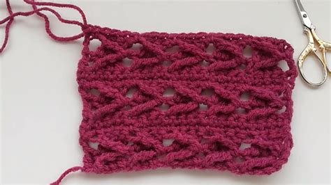 Arrow Stitch Crochet Easy Tutorial Crochetnuts Youtube