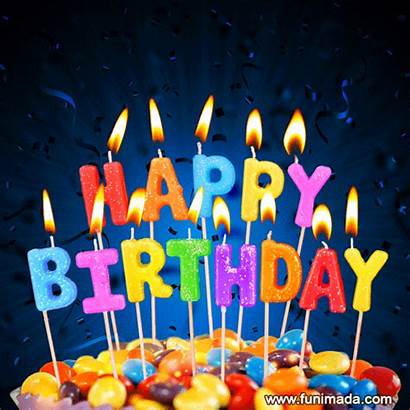 Birthday Happy Candles Niece Wish Gifs Bday