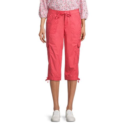 St Johns Bay Mid Rise Cargo Capris Jcpenney