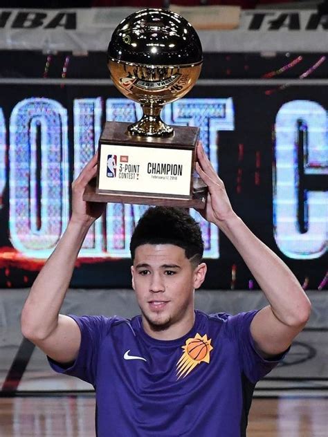 Devin Booker Wins Three Point Contest With Record Breaking Performance