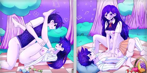 Rule 34 Blush Genderswap Hero Omori Mari Omori Omori Purple Hair Rule 63 Sex Vaginal