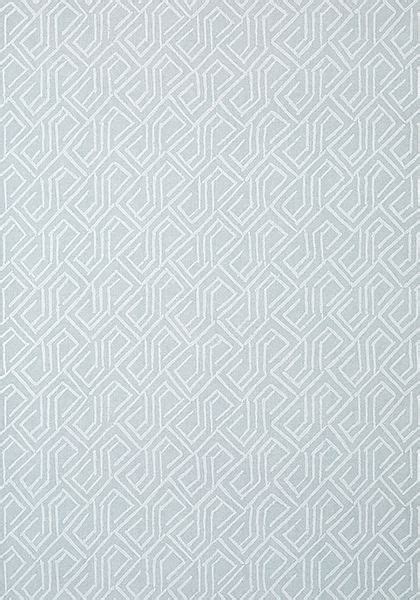 Thibaut Spa Woven Wallpaper Jacquard Pattern Blue Collection