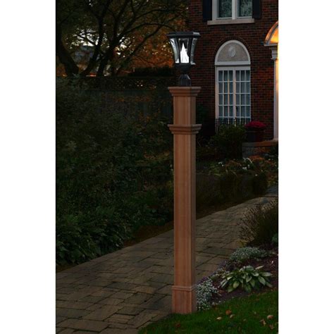 Cedar 72 H Post Only In 2021 Lamp Post New England Arbors