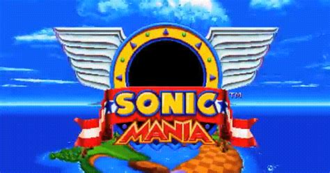 Awesome Pictures Sonic Mania Title Screen Better Version