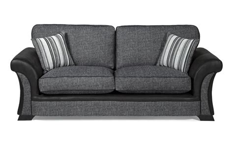 Piper Fabric 3 Seater Sofa Standard Back