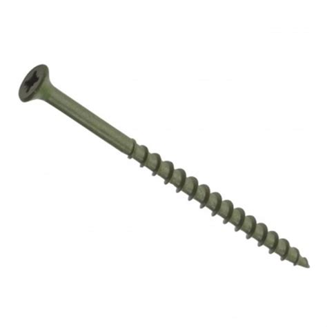 Decking Screw Pozi St Green Anti Corrosion 1st Class Supplier Of