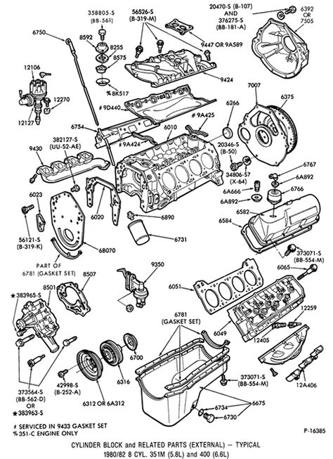 [LR_8609] 1977 Ford 400 V8 Engine Diagram Schematic Wiring