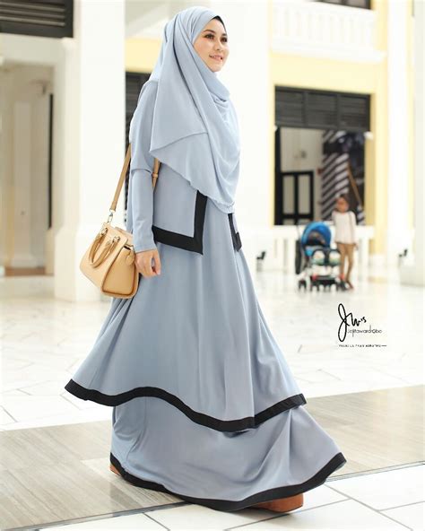 Grosir murah baju vanessa set kebaya batik lilit. 27+ Fesyen Baju Kurung Terkini Untuk Raya 2020 : Cantik ...