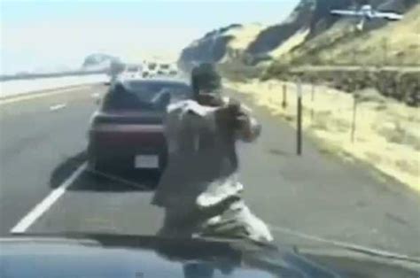 Video Dramatic Shootout As Man Draws Gun On Policeman Over Speeding
