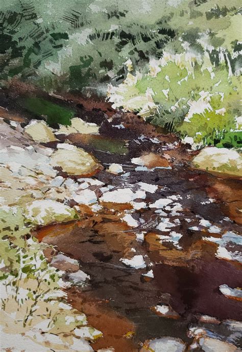 Yong Hong Zhong Tryon Creek Park Landscape Sketch Watercolor