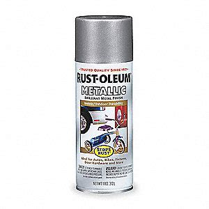 Flat black general purpose spray paint. RUST-OLEUM Stops Rust® Metallic Spray Paint in Metallic ...