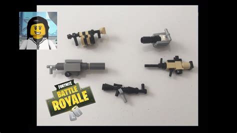 Legos and minecraft going together just makes sense; LEGO - Como Montar as Armas do Fortnite de Lego - YouTube