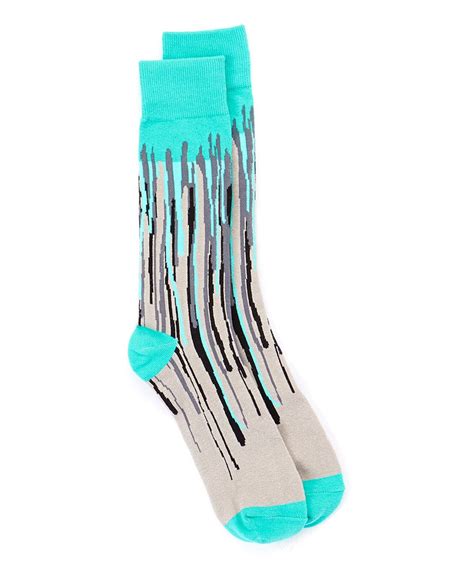 Loving This Tunnel Beat Teal And Black Drips Socks On Zulily