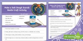 Scarab Beetle Fact File Teacher Made Twinkl