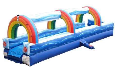 Tentandtable Commercial Inflatable Slip N Slide Blue Marble With