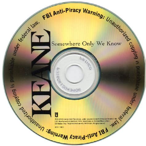 Keane Somewhere Only We Know 2004 Cdr Discogs