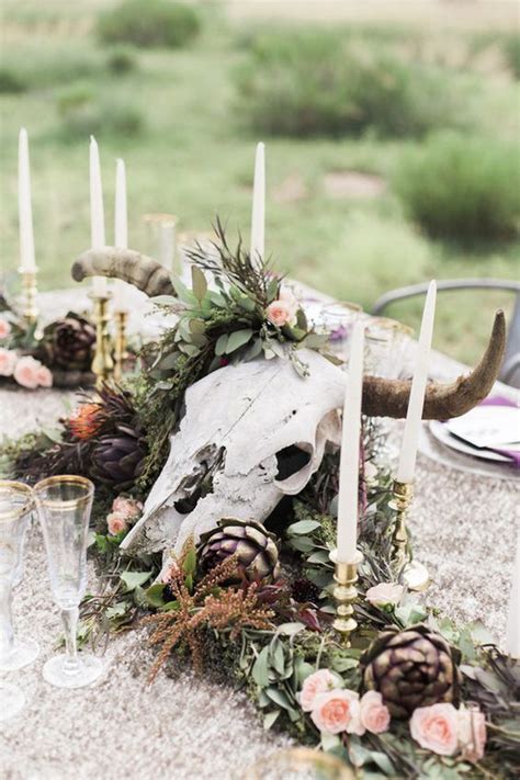 27 Stylish Ways To Use Skulls At Your Wedding Weddingomania