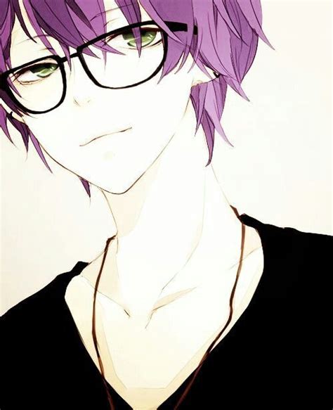 Another Cute Anime Guy 0u0 Anime Purple Hair Anime Guys With