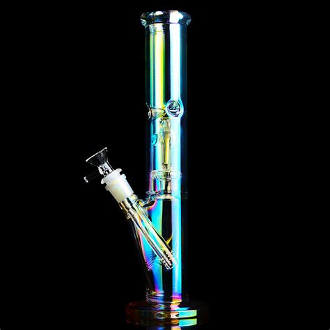 Straight Glass Bongs Big Straight Tube Glass Water Pipe Bong With Thick Ice Catcher Cool Hookah