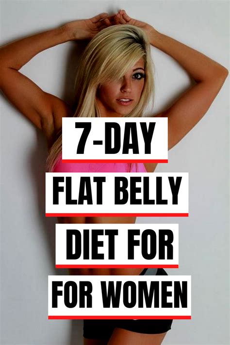 7 Day Flat Belly Diet Plan For Women Lose 10 Pounds In 2020 Flat
