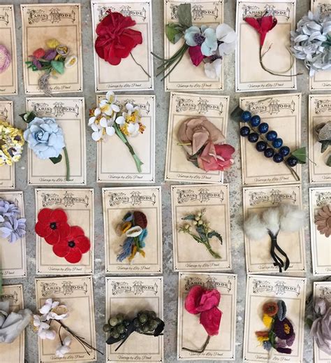 A Few Pieces From Our Beautiful Vintage French Millinery Flower