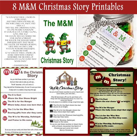 And turn them, you will see. The M&M Christmas Story - Over 8 Free Printables ...