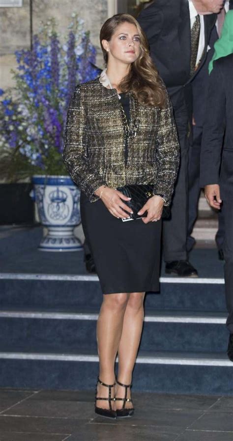 swedish princess madeleine at the inauguration of the exhibition 40 years on the throne in the
