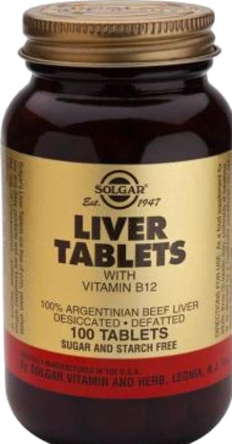 Other Dietary Supplements And Nutrition Solgar Liver Tablets 100